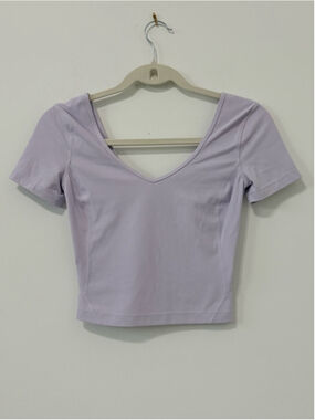 Lululemon Align T-Shirt Sz 2 Lavender EUC